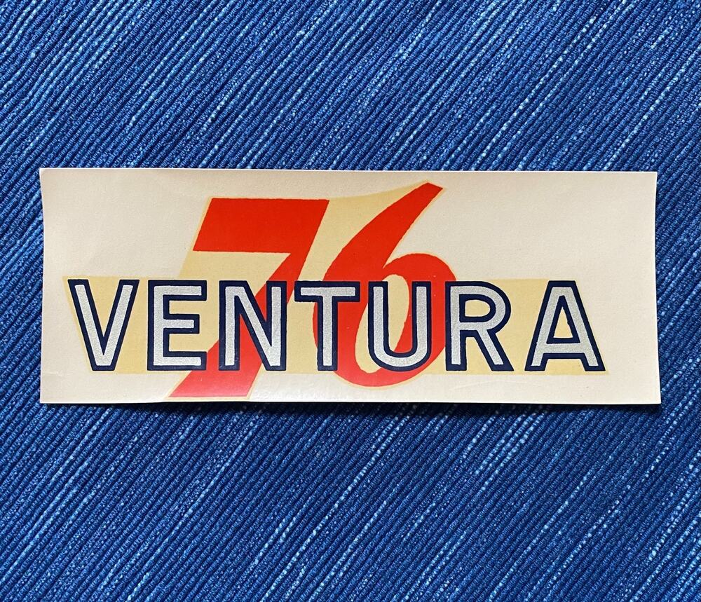 Vintage Union 76 Oil Ventura California Water Decal Gas Station Travel Souvenir